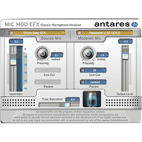 Antares microphone modeler download